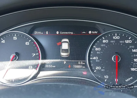 2013 Audi A6 2.0T Premium из США, поврежденный, VIN WAUGFAFC0DN092446